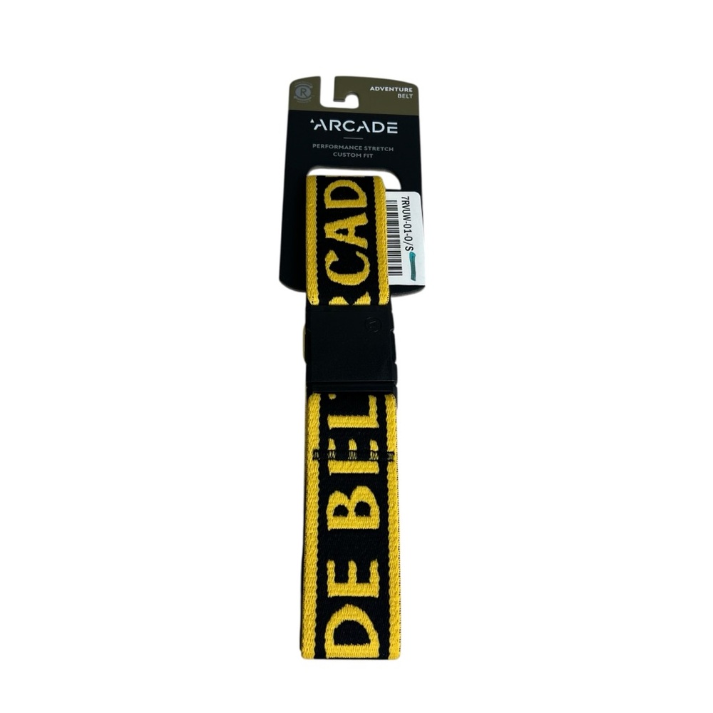 Arcade NEW Adventure Yellow and Black Alert Adjustable to 40 Inch Belt